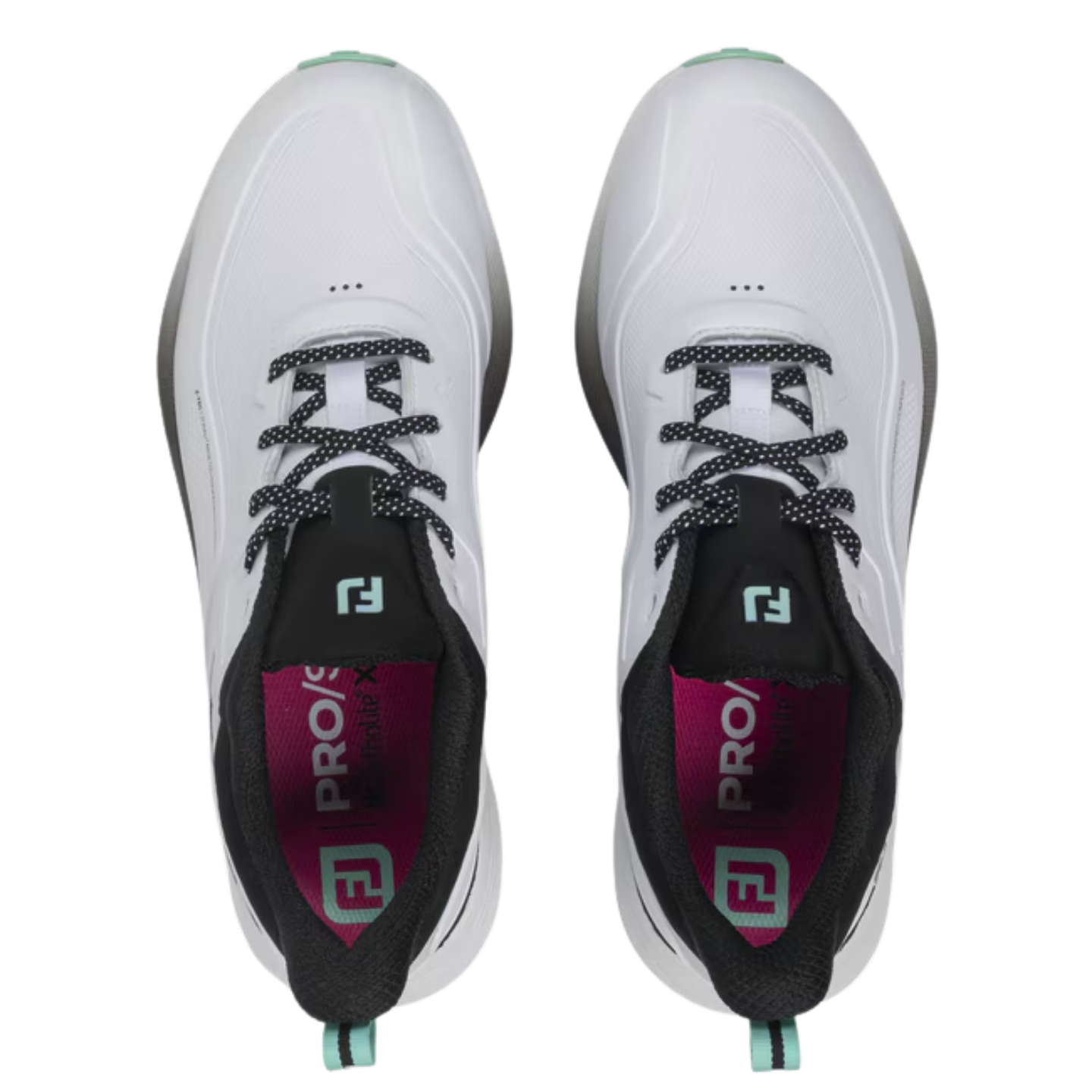 Chaussure | #color_Blanc-Noir-Turquoise