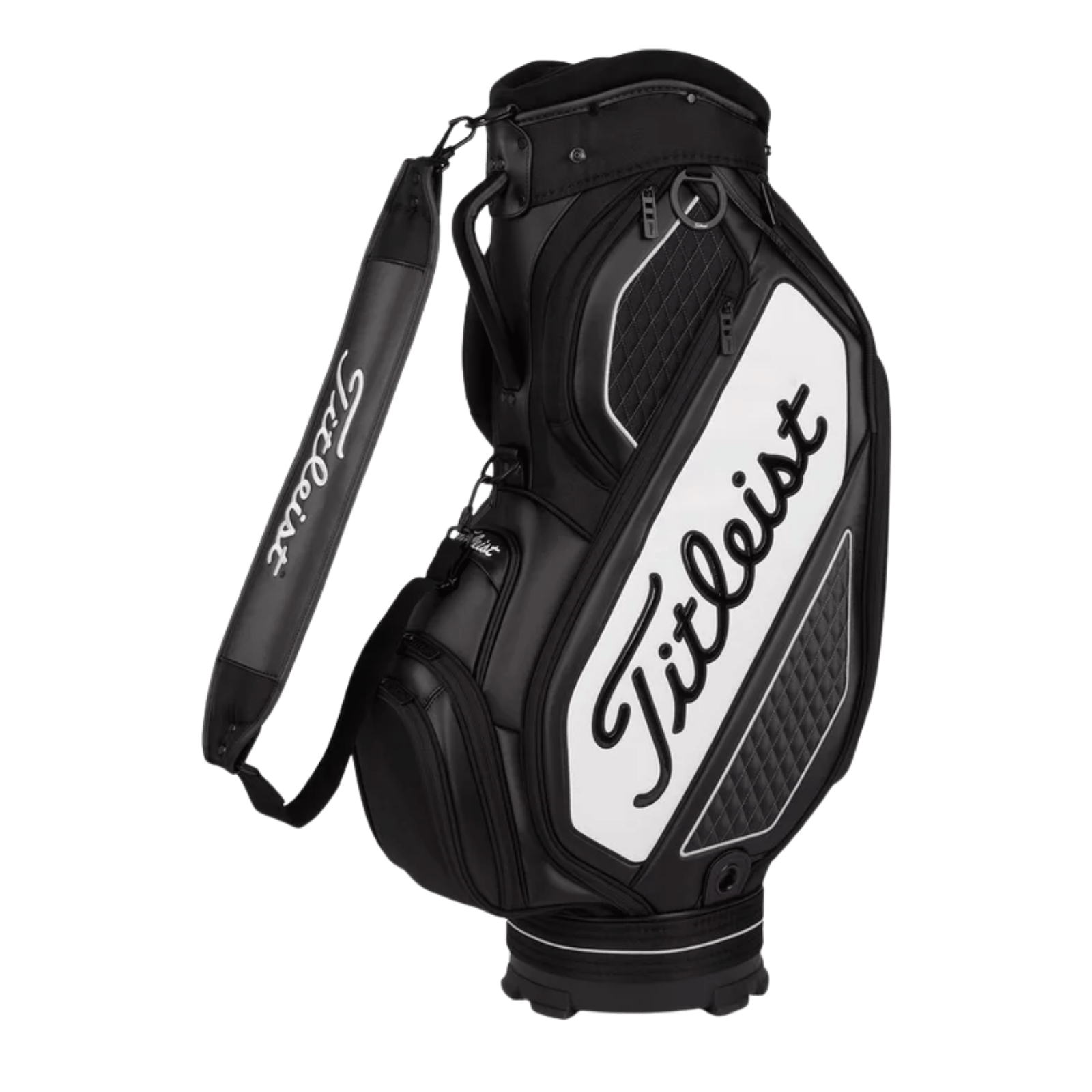 SAC CHARIOT TITLEIST - TOUR SERIES MIDSIZE NOIR BLANC