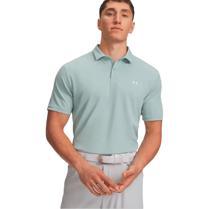 POLO UNDER ARMOUR - T2G PIQUE ENAMEL BLUE WHITE