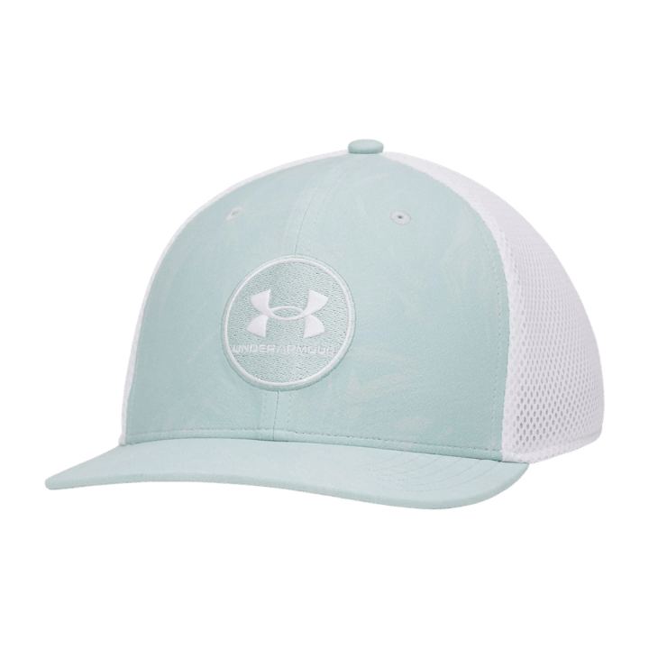 CASQUETTE UNDER ARMOUR - DRIVE MID STR ENAMEL BLUE WHITE