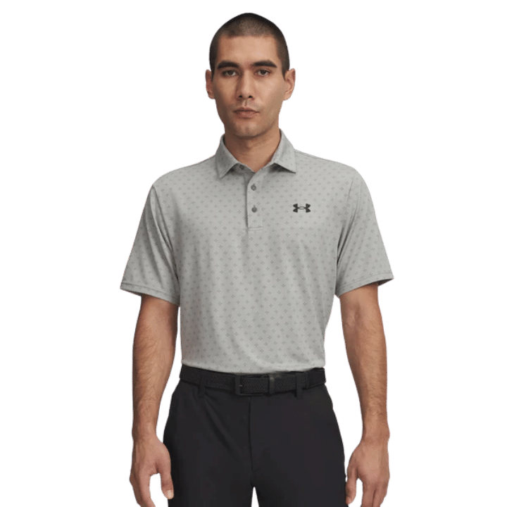 POLO UNDER ARMOUR - PLAYOFF 3.0 MICRO FLOWER DOT CLAY GREEN TITANI