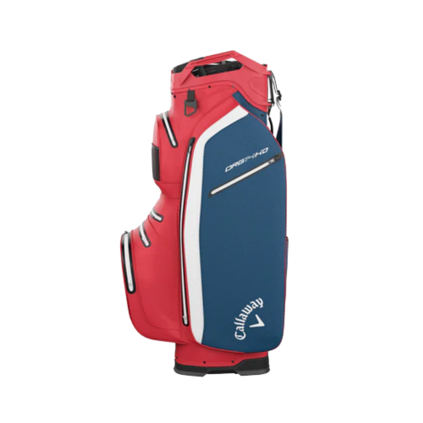Sac de golf chariot | #color_red-white-navy