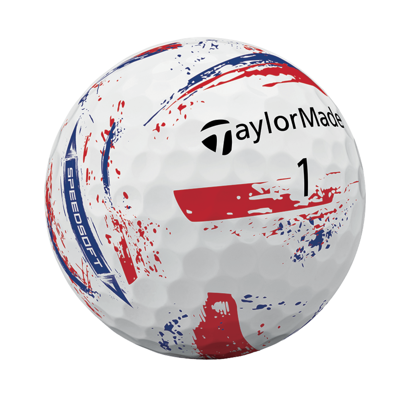 BALLE TAYLORMADE - SPEEDSOFT INK BLEU ROUGE - Taylormade - Golf Passion
