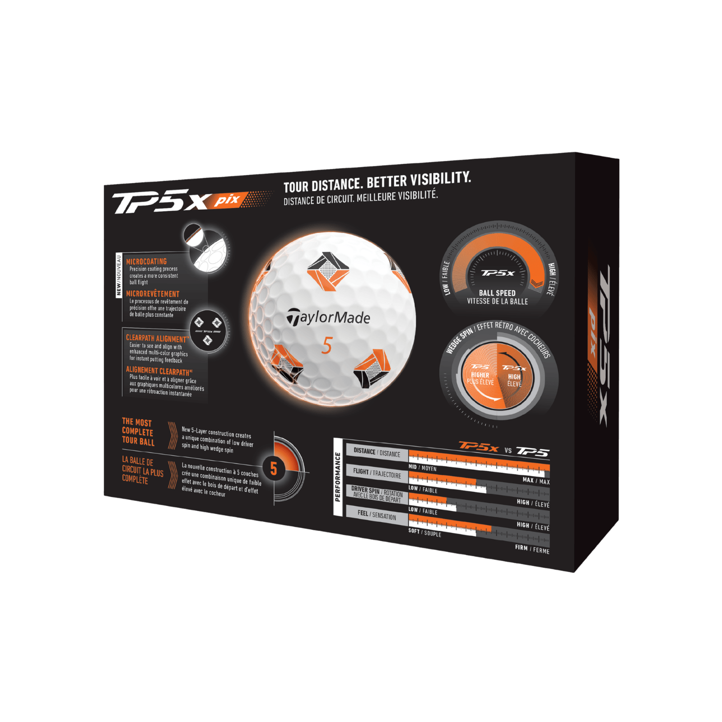 BALLE TAYLORMADE - TP5X PIX 2026 - Taylormade - Golf Passion