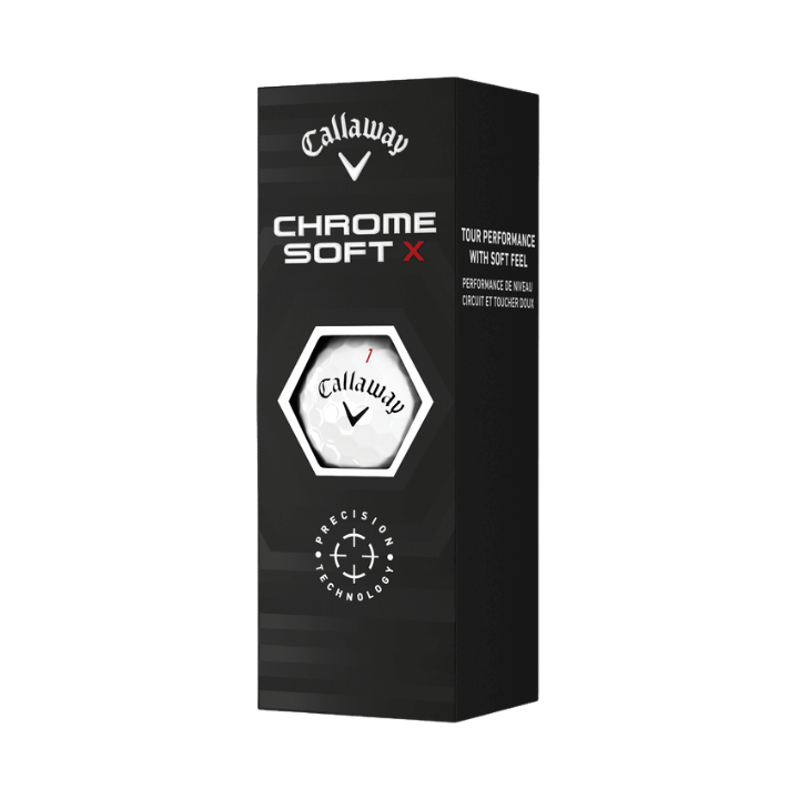 BALLES CALLAWAY - CHROME SOFT X WHITE - Golf Passion