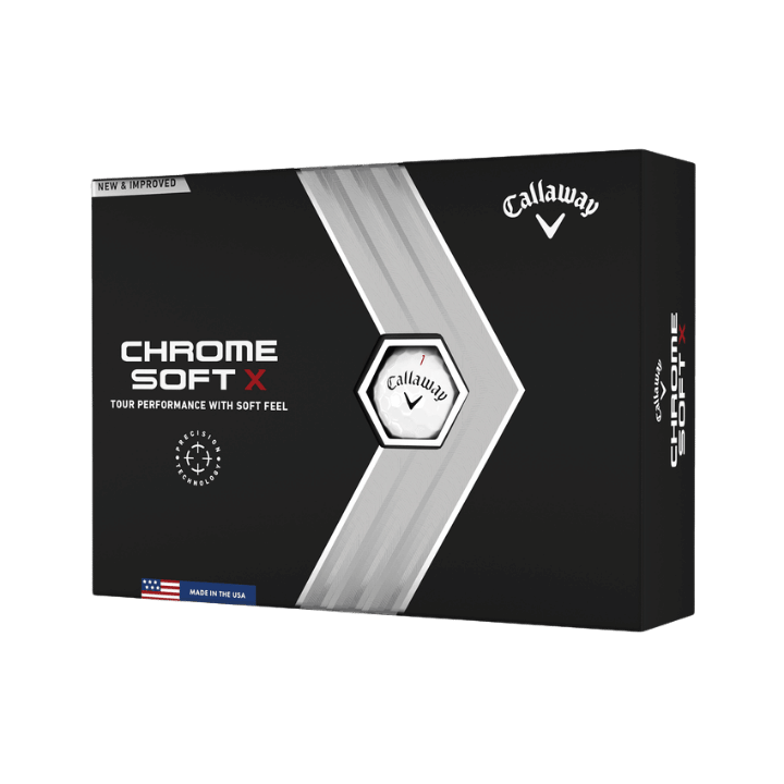 BALLES CALLAWAY - CHROME SOFT X WHITE - Golf Passion