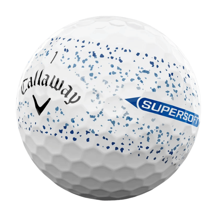 BALLES CALLAWAY - (DES)SUPERSOFT BLUE SPLATTER - Golf Passion
