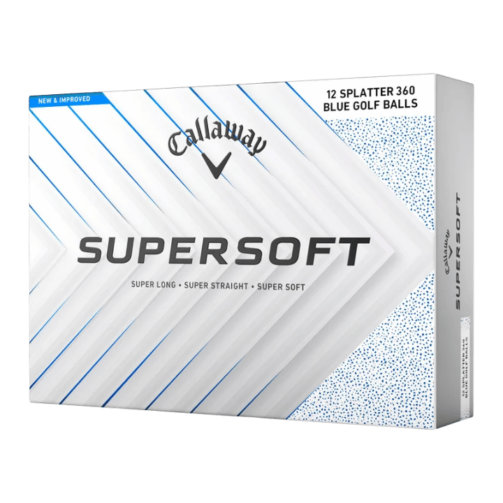 BALLES CALLAWAY - (DES)SUPERSOFT BLUE SPLATTER - Golf Passion