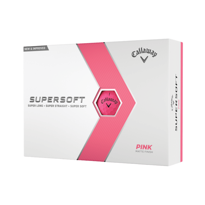 BALLES CALLAWAY - SUPERSOFT PINK - Golf Passion