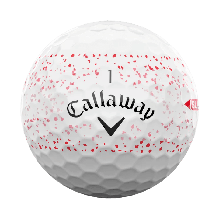 BALLES CALLAWAY - SUPERSOFT RED SPLATTER - Golf Passion