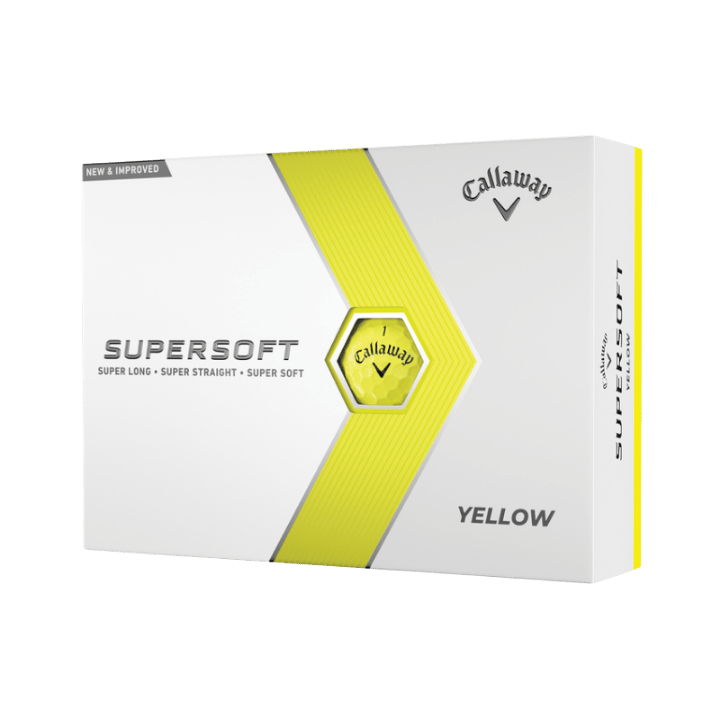 BALLES CALLAWAY - SUPERSOFT YELLOW - Golf Passion