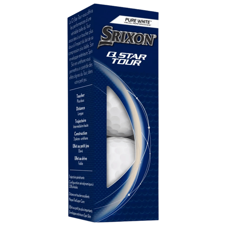 BALLES SRIXON - Q - STAR TOUR 5 BLANC - Golf Passion