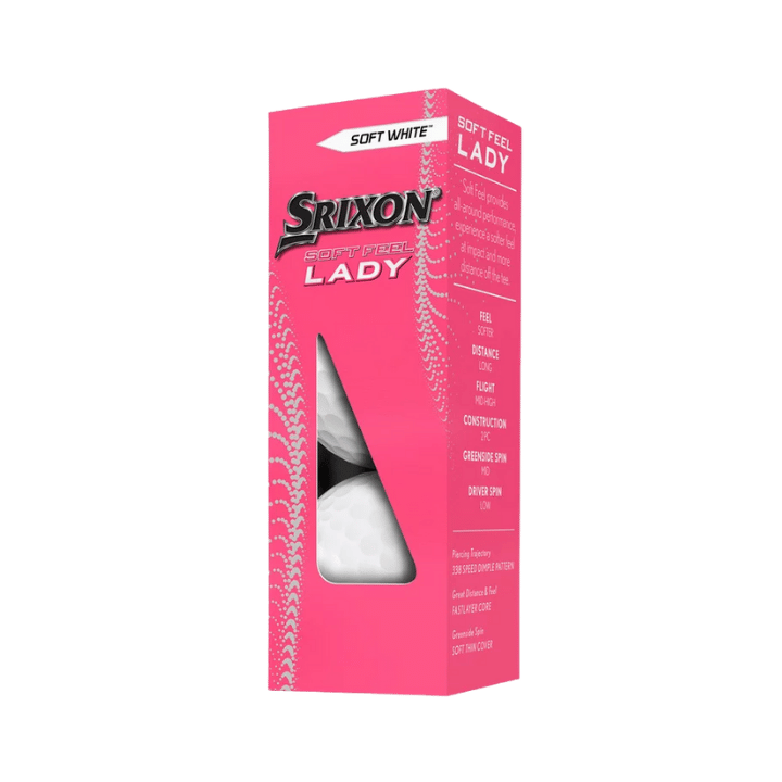 BALLES SRIXON - SOFT FEEL LADY 8 WHITE - Golf Passion