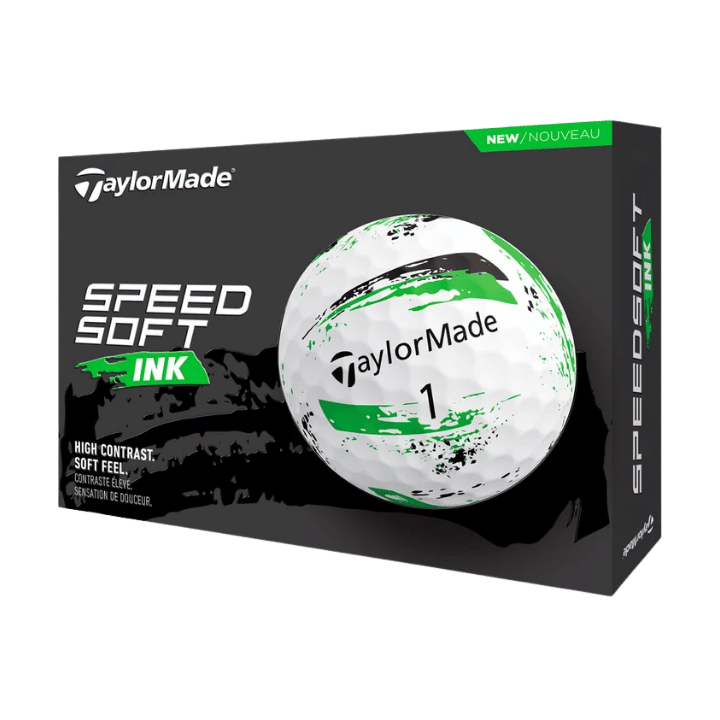 BALLES TAYLORMADE - SPEEDSOFT INK GREEN - Golf Passion