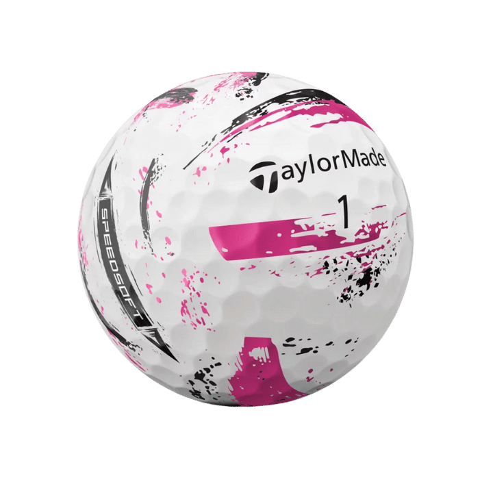 BALLES TAYLORMADE - SPEEDSOFT INK PINK - Golf Passion