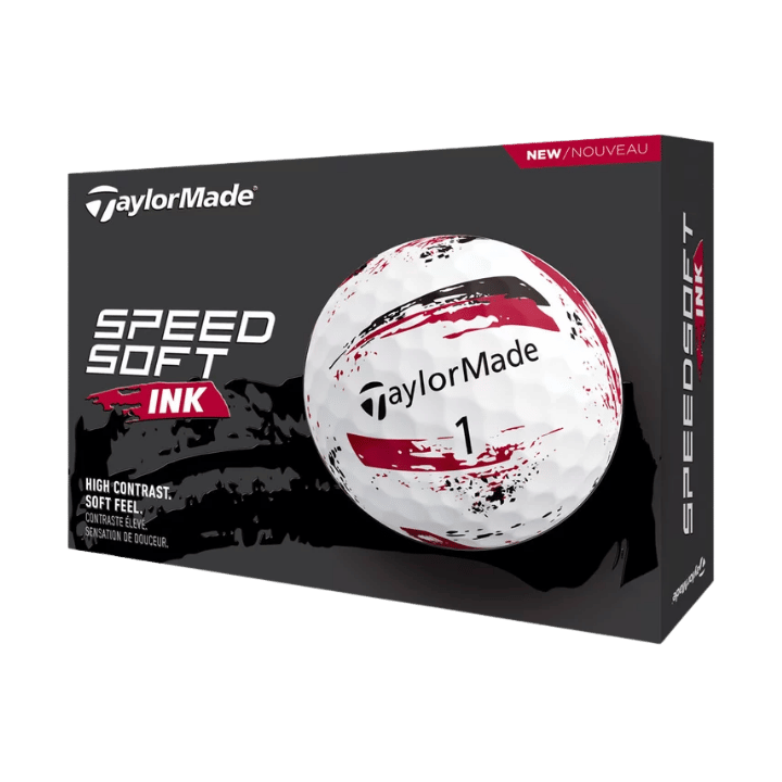 BALLES TAYLORMADE - SPEEDSOFT RED - Golf Passion