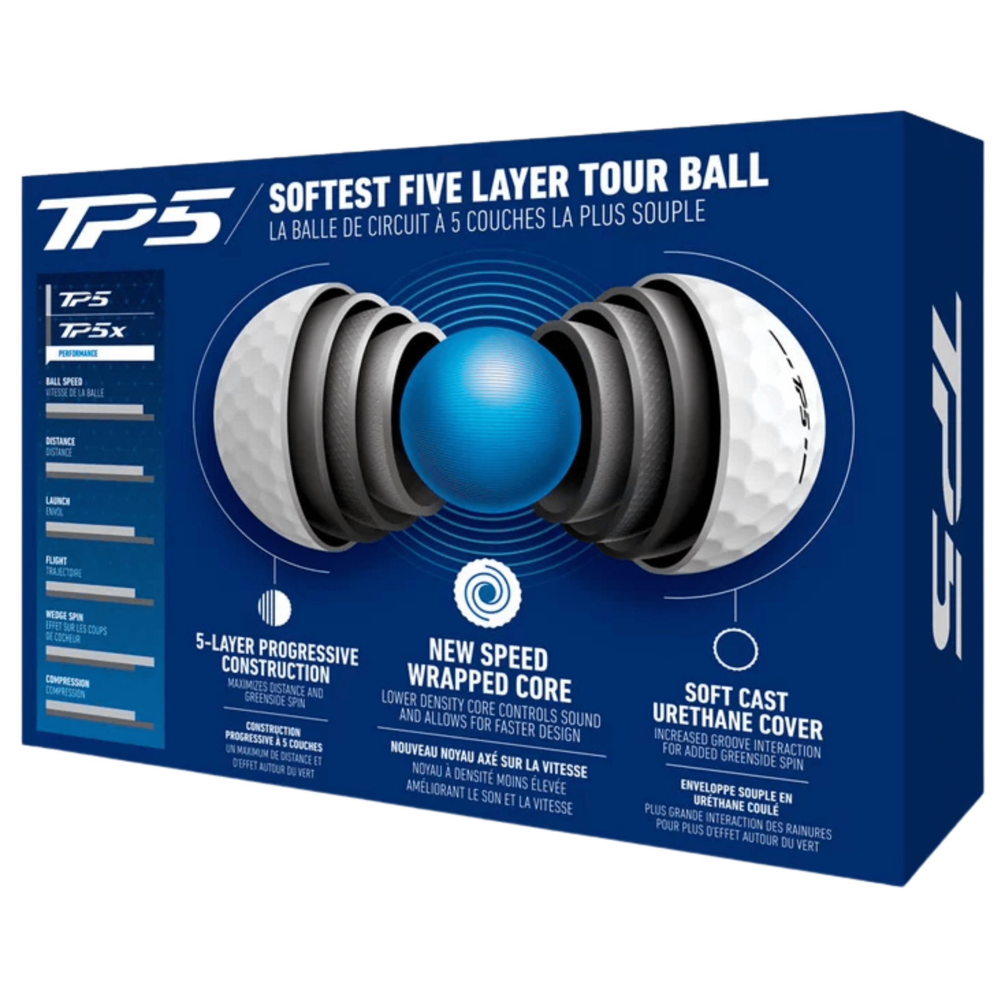 BALLES TAYLORMADE - TP5 - Taylormade - Golf Passion