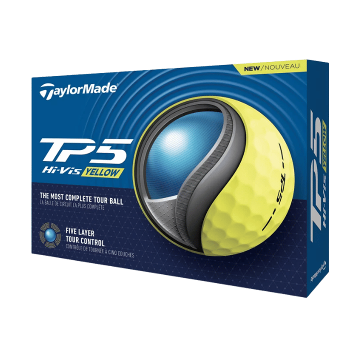 BALLES TAYLORMADE - TP5 YELLOW - Golf Passion
