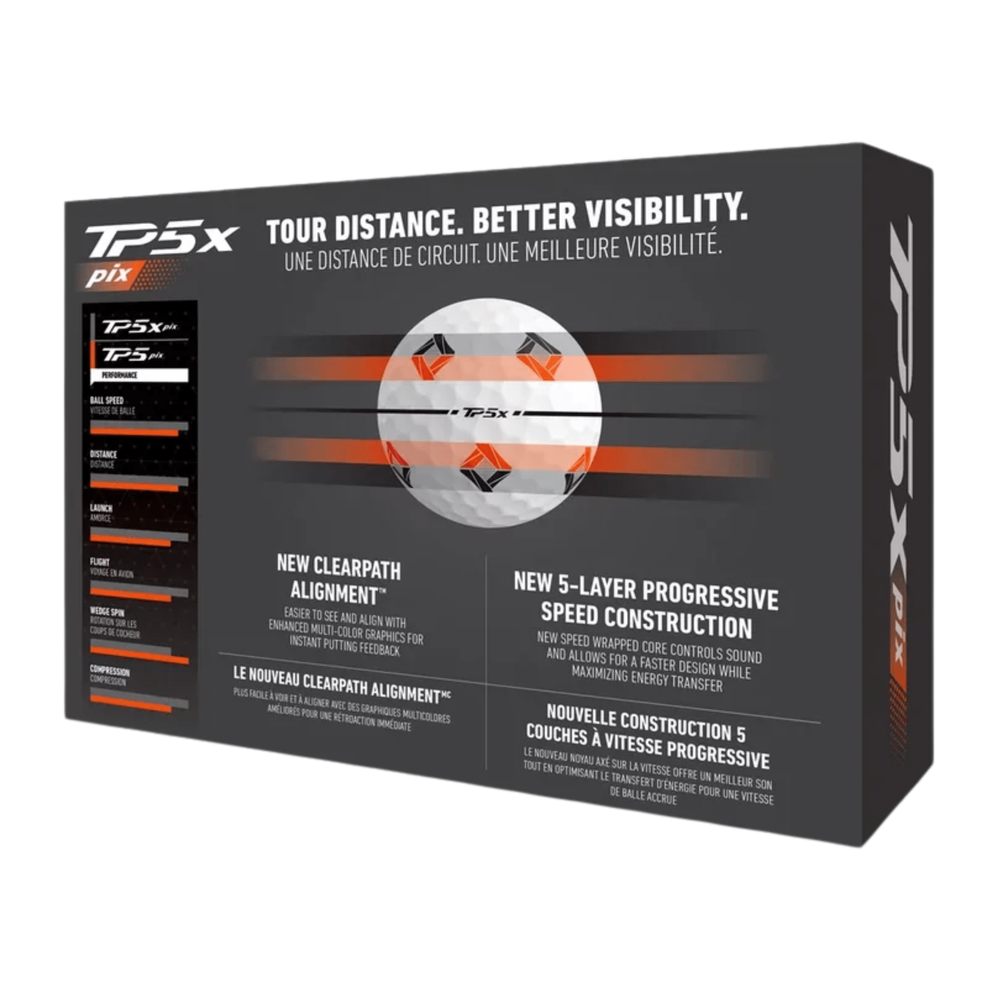 BALLES TAYLORMADE - TP5X PIX - Taylormade - Golf Passion