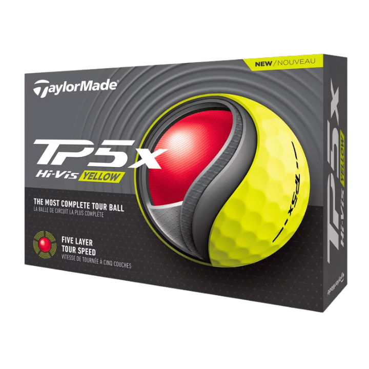 BALLES TAYLORMADE - TP5X YELLOW - Golf Passion
