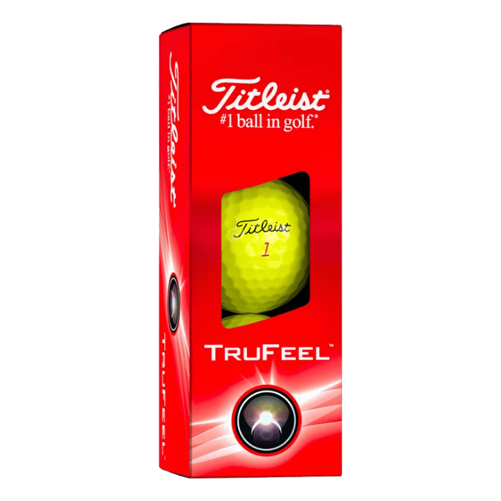 BALLES TITLEIST - TRUFEEL YELLOW - Golf Passion