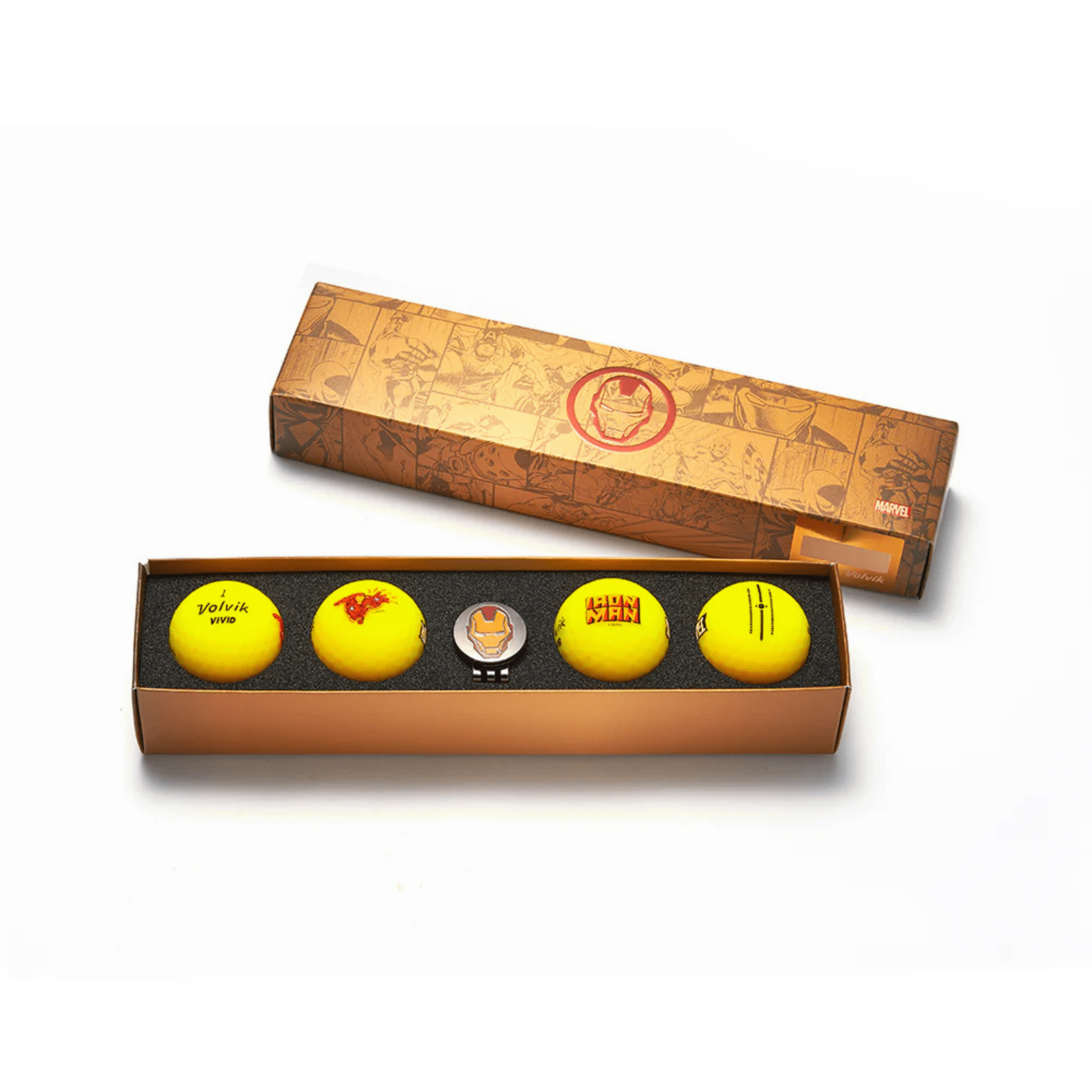 BALLES VOLVIK - MARVEL IRON MAN - volvik - Golf Passion