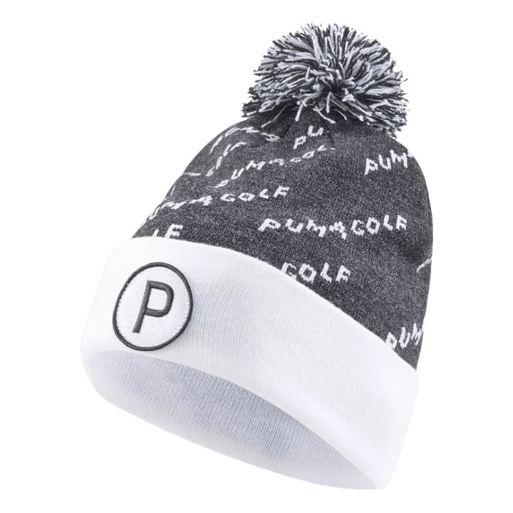BONNET PUMA - POM BEANIE BRIGHT WHITE - Golf Passion