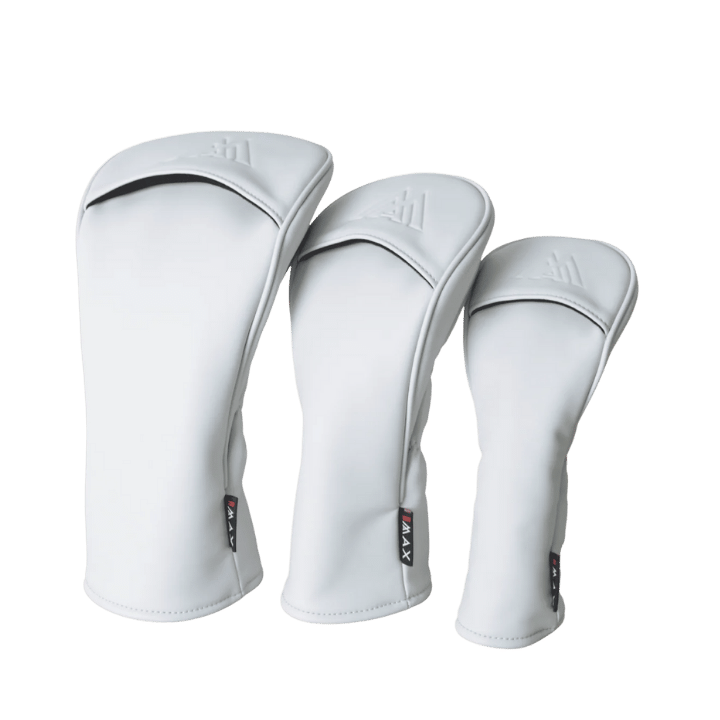 CAPUCHONS CLUBS BIG MAX - HEADCOVERS BLANC CASSE - Golf Passion
