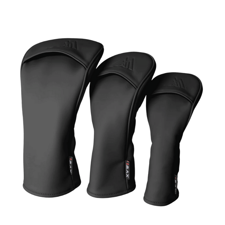 CAPUCHONS CLUBS BIG MAX - HEADCOVERS NOIR - Golf Passion
