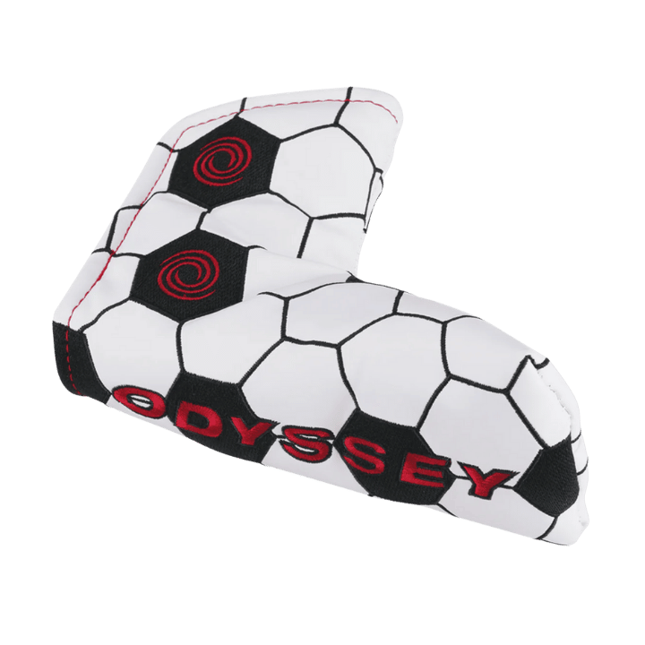 CAPUCHONS CLUBS ODYSSEY - SOCCER BLADE WHITE BLACK (Putter) - Golf Passion