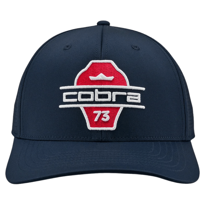 CASQUETTE COBRA - SPLIT TOUR CLUB NAVY STRONG RED - Golf Passion