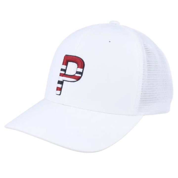 CASQUETTE PUMA - SUNDOWN TRUCKER WHITE SKI NAVY - Golf Passion