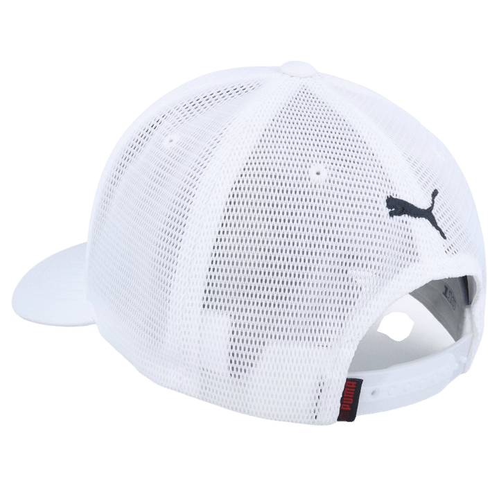 CASQUETTE PUMA - SUNDOWN TRUCKER WHITE SKI NAVY - Golf Passion