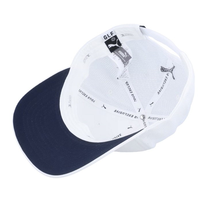 CASQUETTE PUMA - SUNDOWN TRUCKER WHITE SKI NAVY - Golf Passion