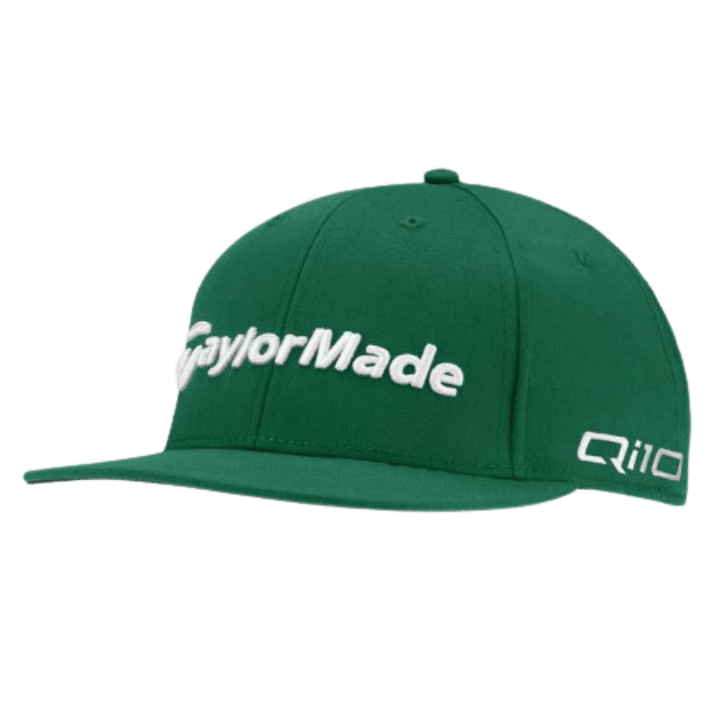 CASQUETTE TAYLORMADE - TOUR FLATBILL GREEN - Golf Passion