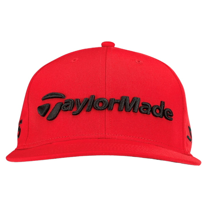 CASQUETTE TAYLORMADE - TOUR FLATBILL RED - Golf Passion