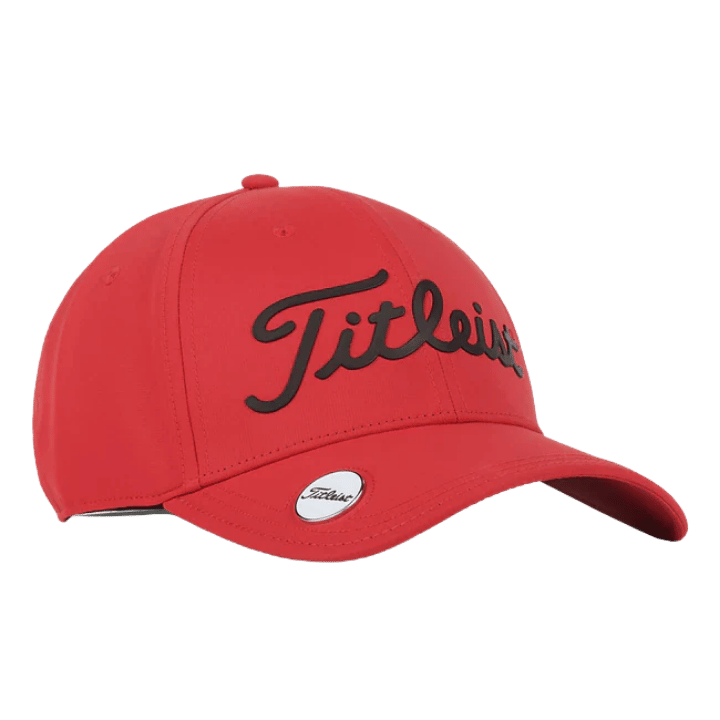 CASQUETTE TITLEIST - PLAYERS PERFORMANCE BALL MARKER RED BLACK - Golf Passion
