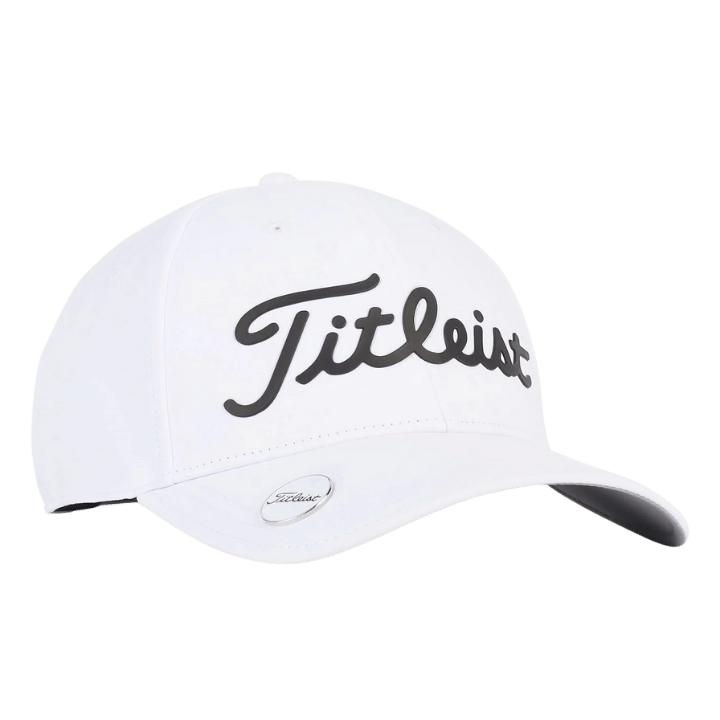 CASQUETTE TITLEIST - PLAYERS PERFORMANCE BALL MARKER WHITE BLACK - Golf Passion