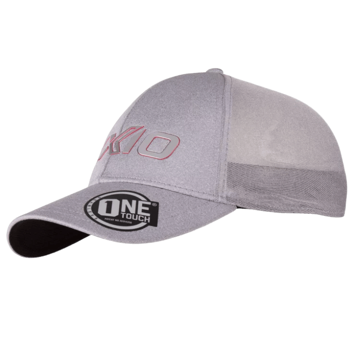 CASQUETTE XXIO - ONE TOUCH GREY SILVER RED - Golf Passion