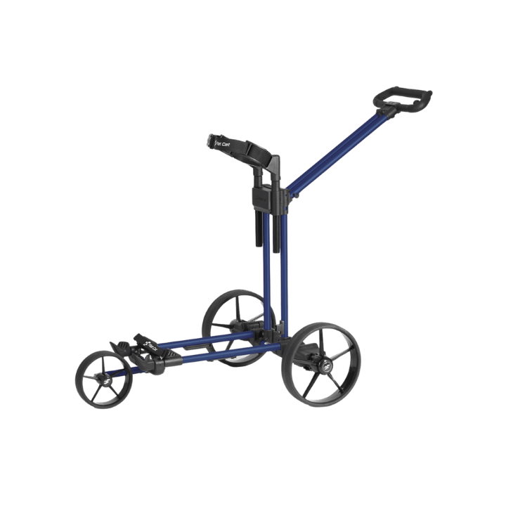 CHARIOT ELECTRIQUE AVEC FREIN - GEAR BLUE LI - FE (HOUSSE + BATTERIE 36 TROU) - Golf Passion