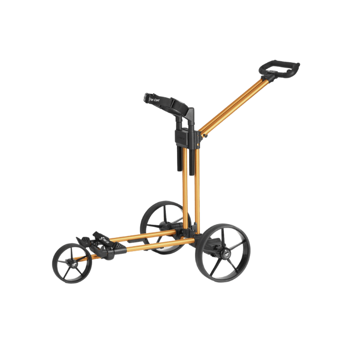 CHARIOT ELECTRIQUE AVEC FREIN - GEAR ORANGE LI - FE (HOUSSE + BATTERIE 36 TROU) - Golf Passion