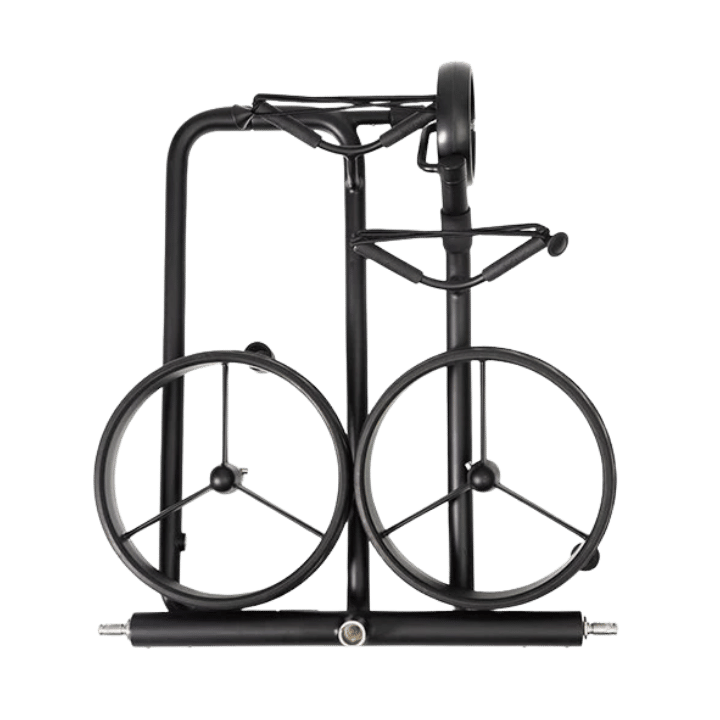 CHARIOT ELECTRIQUE AVEC FREIN - JUSTAR WHITE 1.0, LAQUE NOIR - Golf Passion