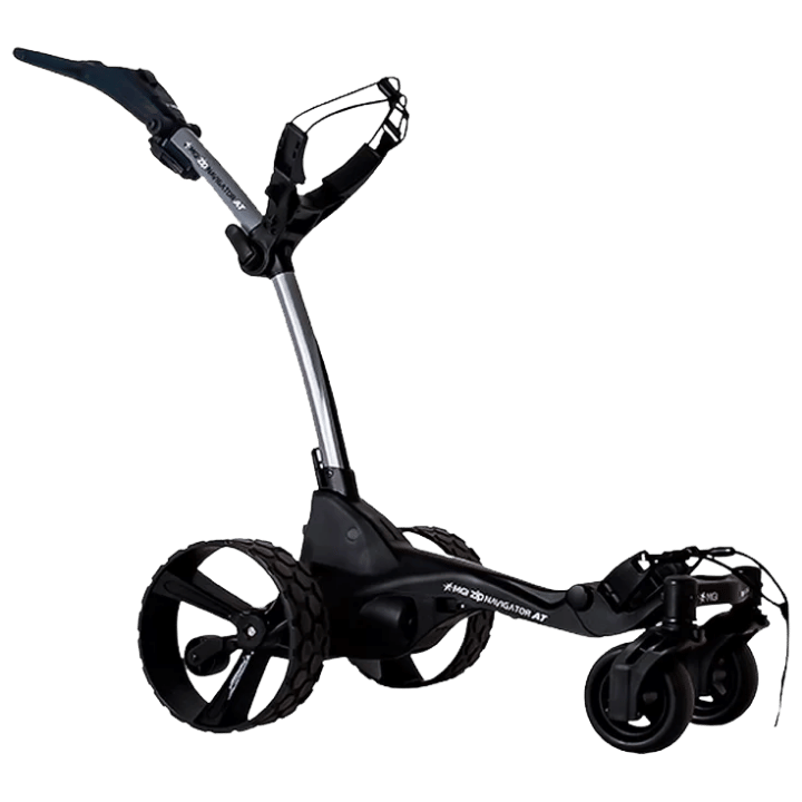 CHARIOT ELECTRIQUE AVEC FREIN MGI - NAVIGATOR AT GRIS - Golf Passion