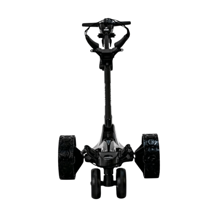 CHARIOT ELECTRIQUE AVEC FREIN MGI - NAVIGATOR NOIR - Golf Passion