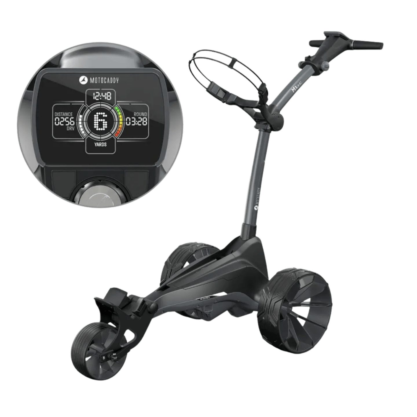 Chariot électrique golf compact | Motocaddy M1 DHC 2026