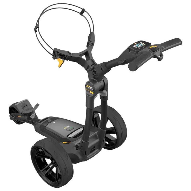 CHARIOT ÉLECTRIQUE POWAKADDY - CT6 EBS - vue trois quarts arrière | #color_noir