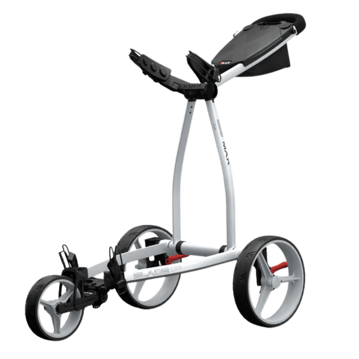 CHARIOT MANUEL 3 ROUES BIG MAX - BLADE IP 2.0 BLANC - Golf Passion