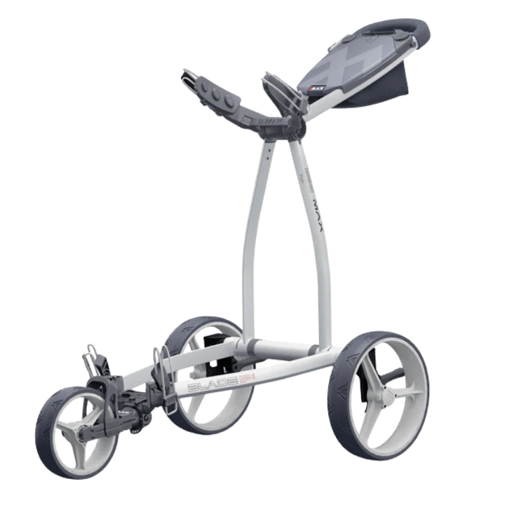 CHARIOT MANUEL 3 ROUES BIG MAX - BLADE IP 2.0 GRIS - Golf Passion