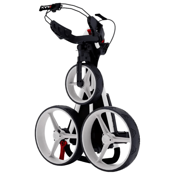 CHARIOT MANUEL 3 ROUES BIG MAX - BLADE TRIO BLANC - Golf Passion