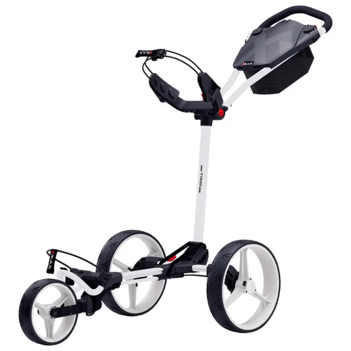 CHARIOT MANUEL 3 ROUES BIG MAX - BLADE TRIO BLANC - Golf Passion